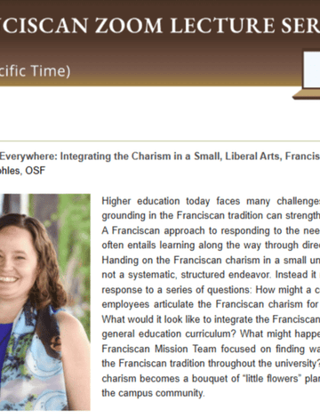 Integrating the Charism in a Small, Liberal Arts, Franciscan University